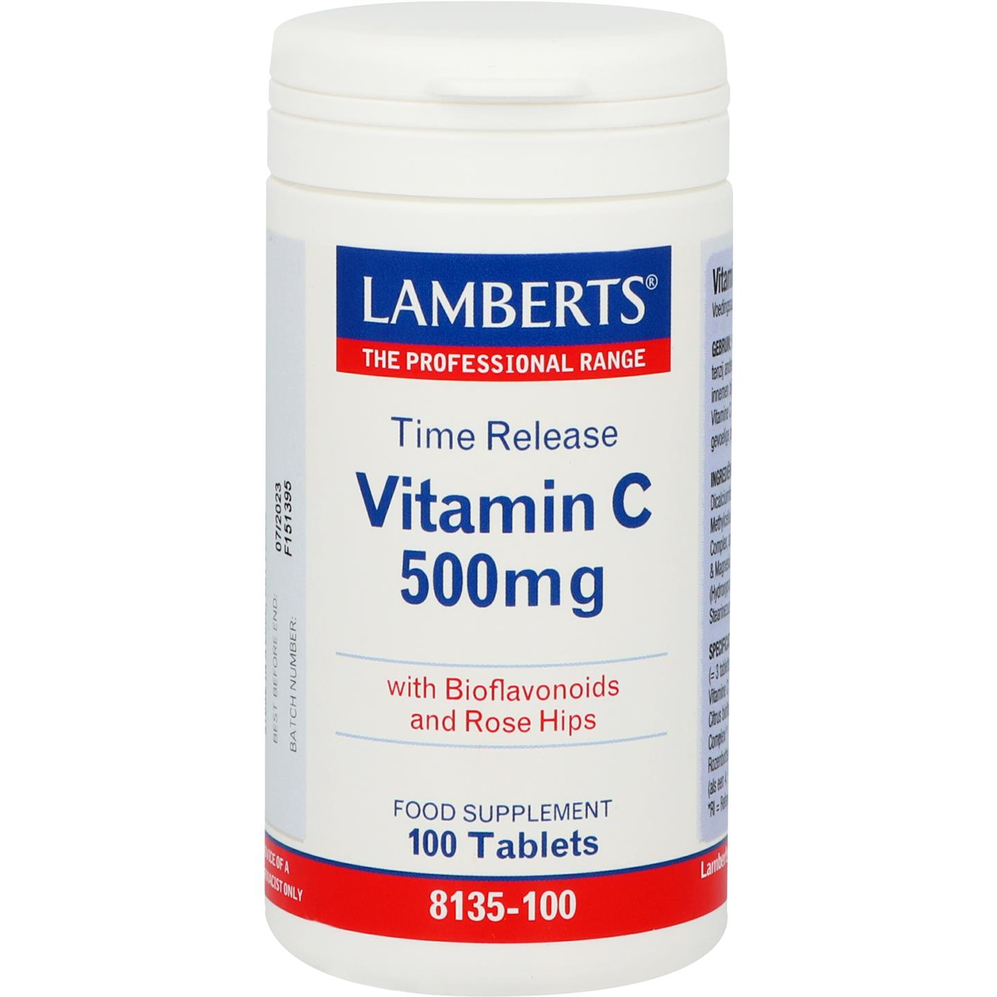 Vitamine C 500 mg Time Release
