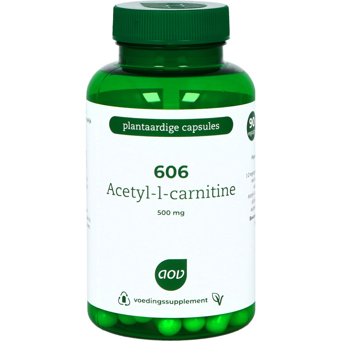 AOV 606 Acetyl L-Carnitine 500 mg 90 vegacaps