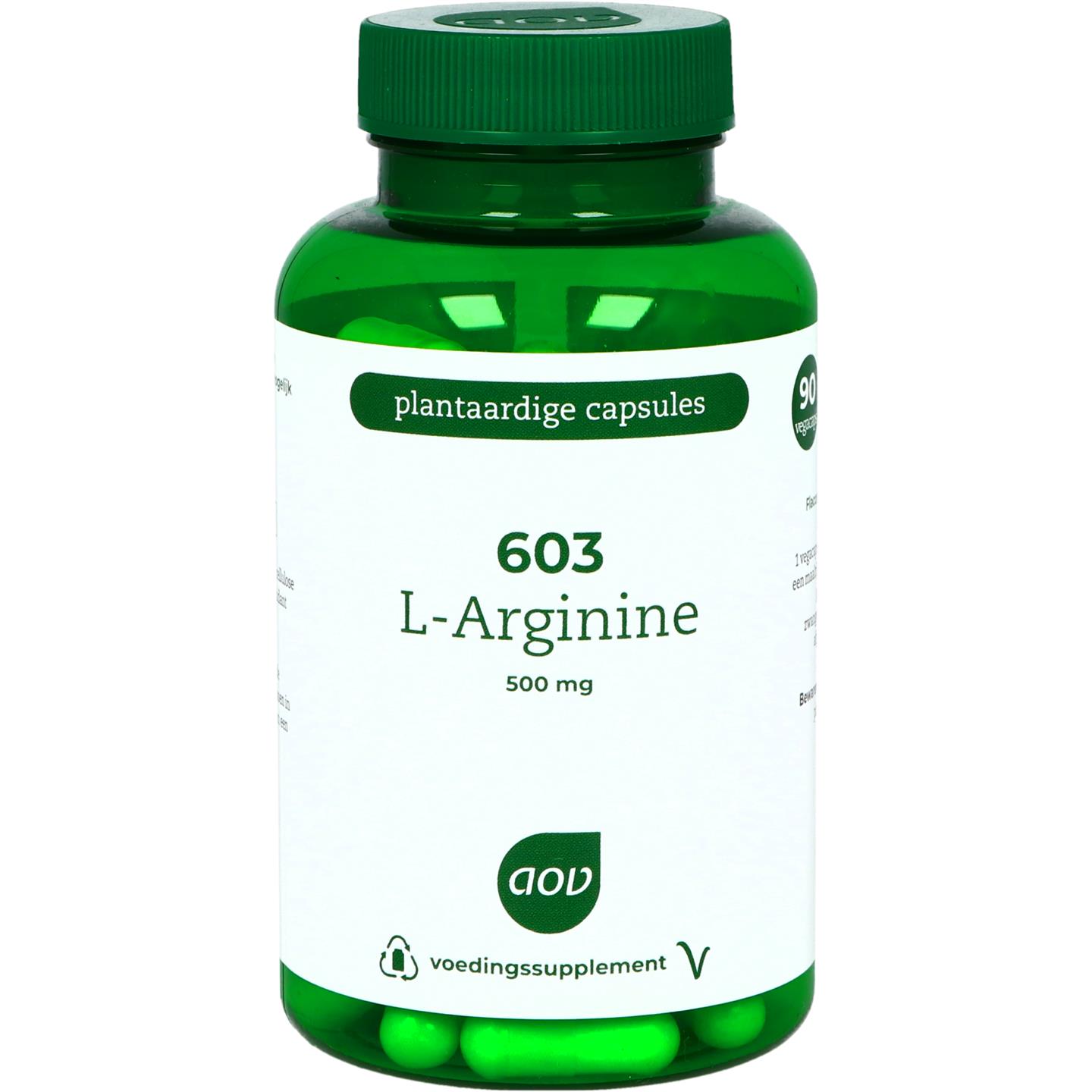 Foto van 603 L-Arginine 500 mg