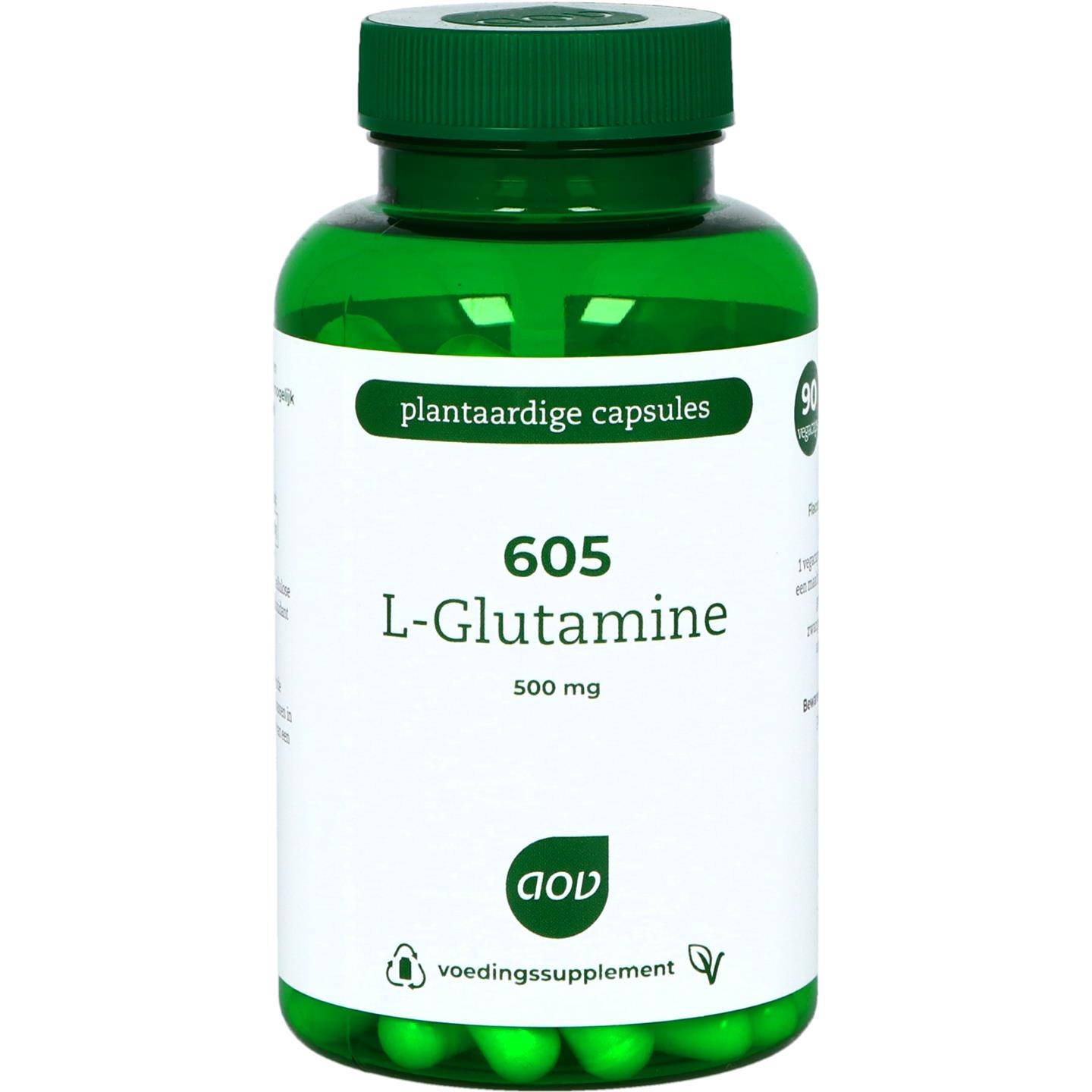 Aov 605 L-glutamine 500 Mg (90vc)