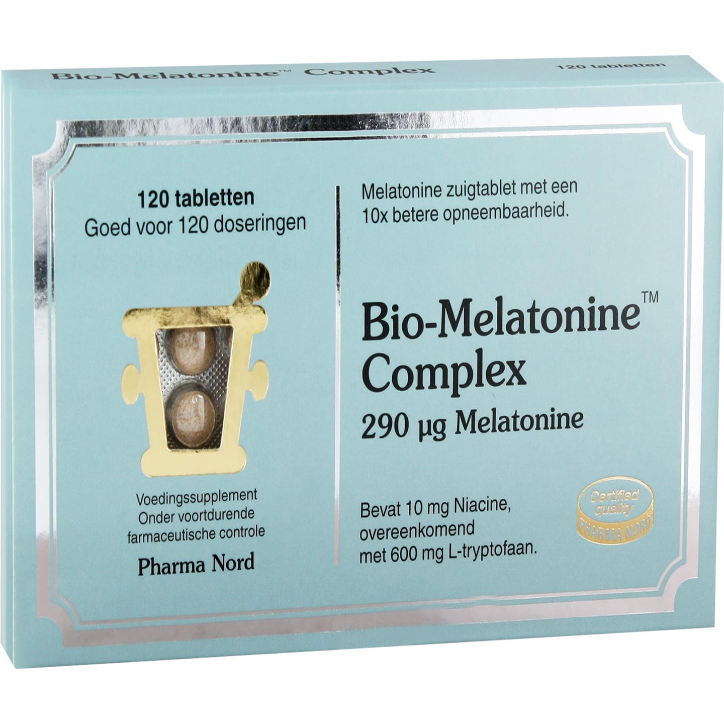 Pharma nord bio melatonine complex(120 zuigtab)