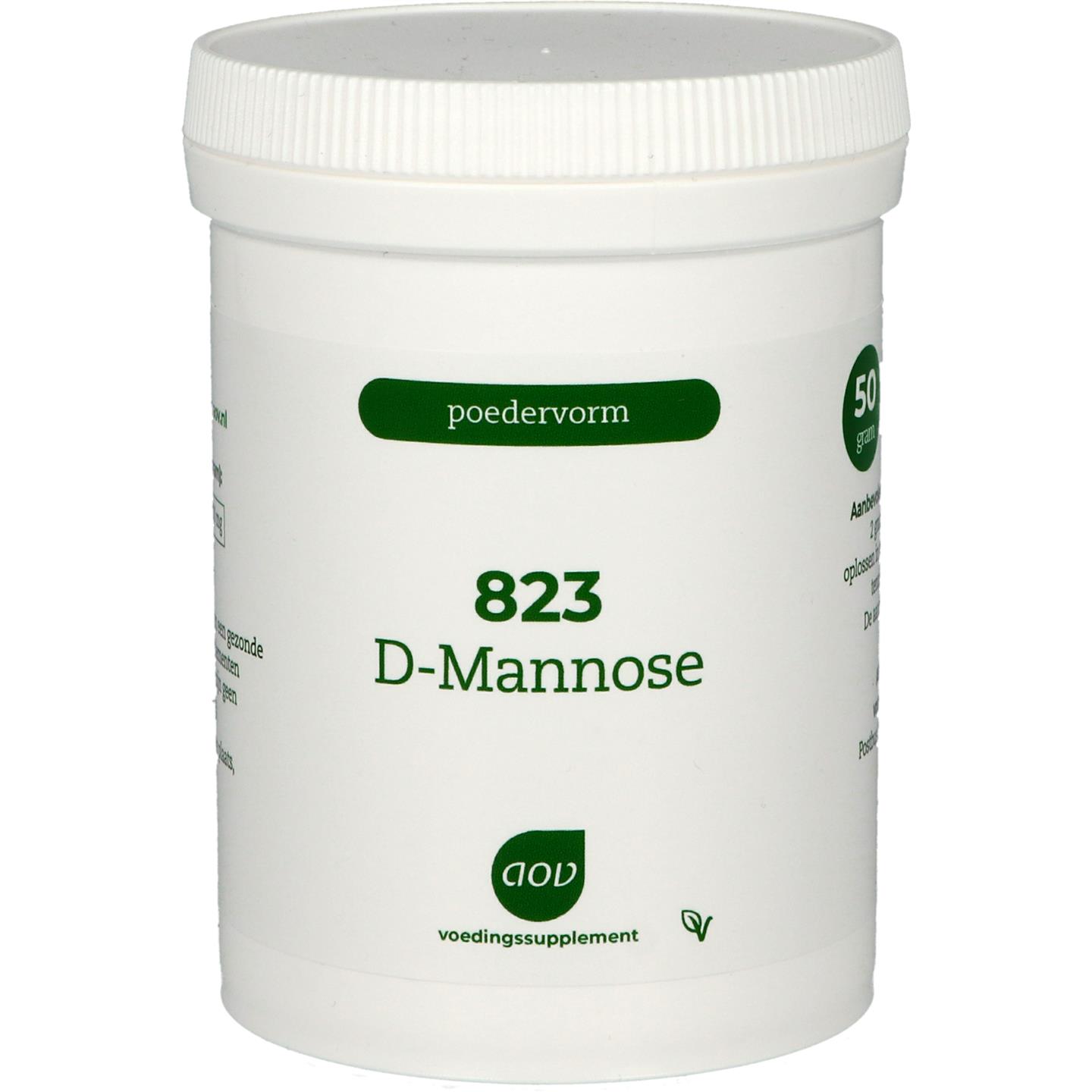 AOV Voedingssupplementen 823 D-mannose 50 gram