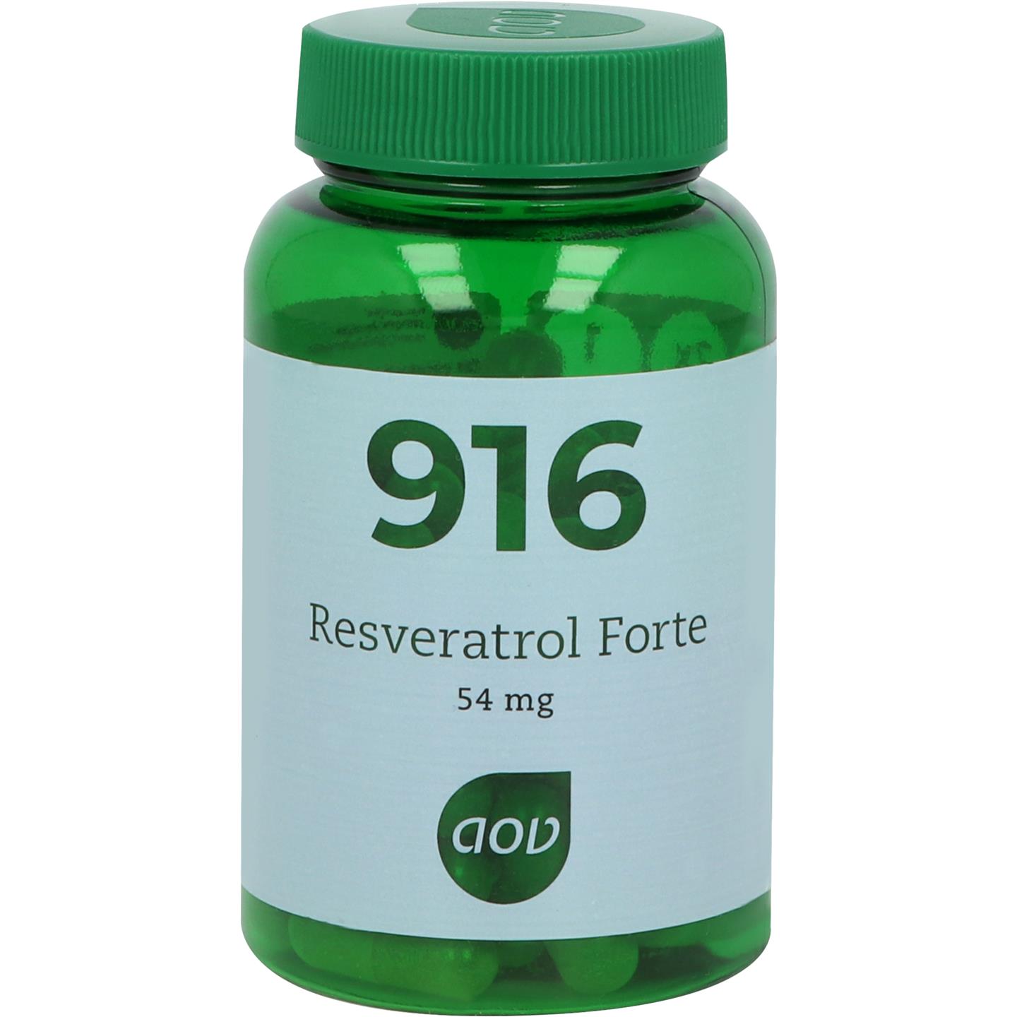 Foto van 916 Resveratrol Forte 54 mg