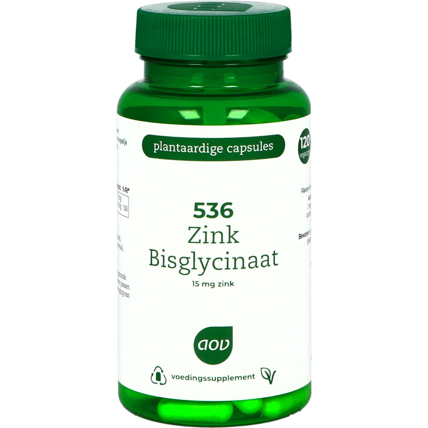 536 Zink Bisglycinaat 15 mg