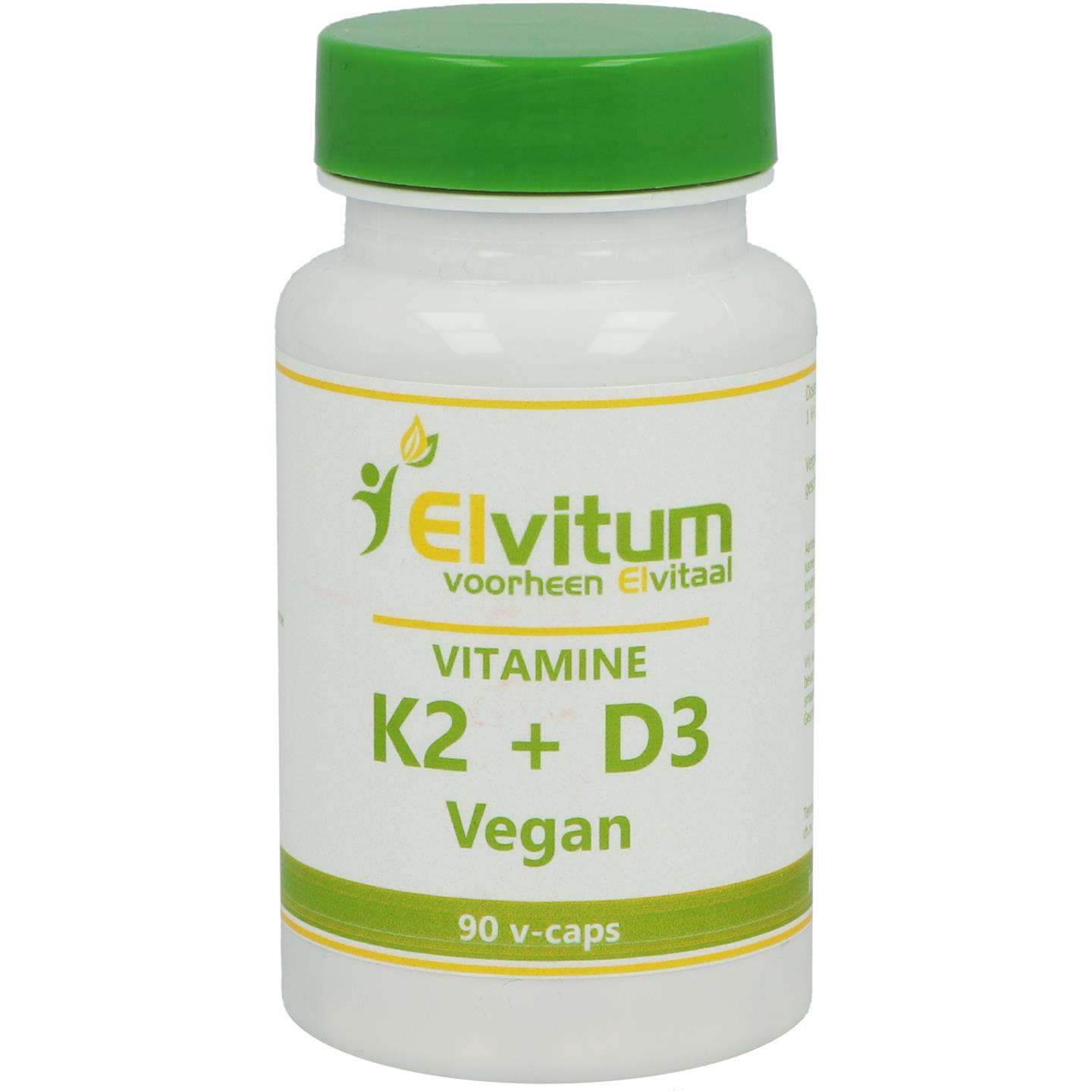 Vitamine K2 + D3 Vegan