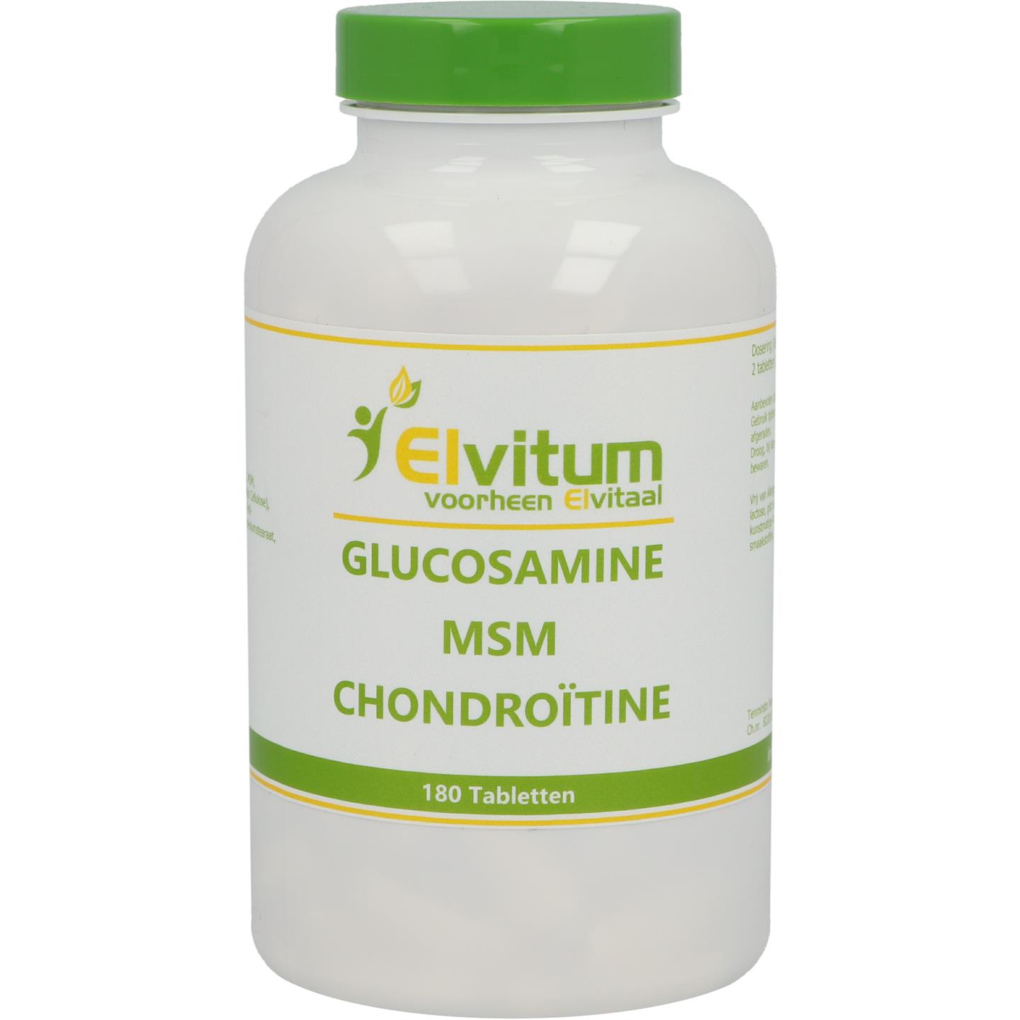 Elvitaal Glucosamine MSM chondroitine 180stuks