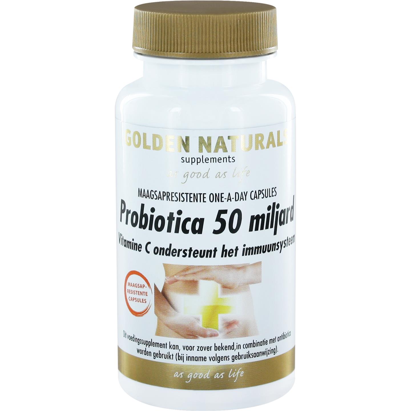 Golden Naturals Probiotica 50 Miljard golden naturals kopen in de aanbieding
