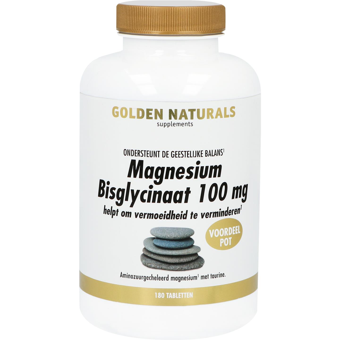 Golden Naturals Magnesium Bisglycinaat golden naturals kopen in de aanbieding