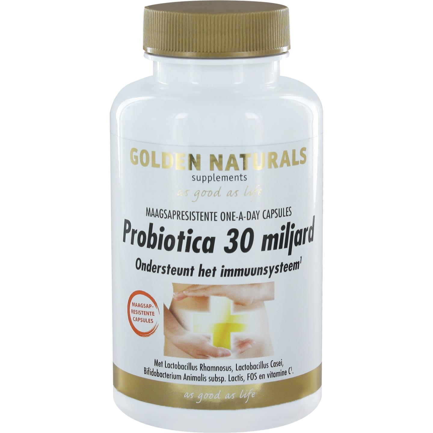 Golden Naturals Probiotica 30 Miljard golden naturals kopen in de aanbieding